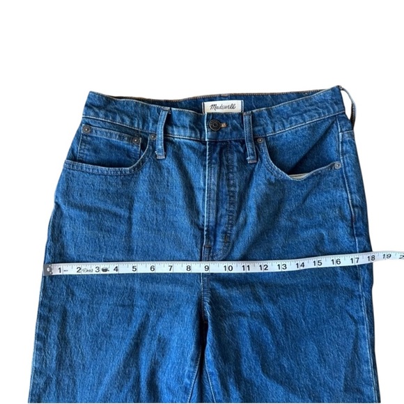 Madewell The Perfect Vintage Jean 28 Denim Blue Zip Button Fly - Picture 8 of 10